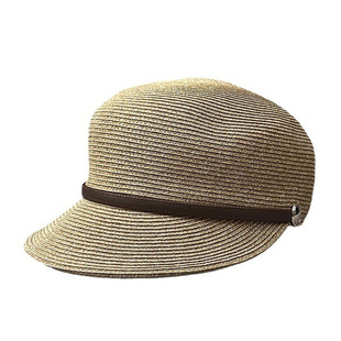 简约细草编马术帽女夏季时尚棒球帽显脸小遮阳帽出游防晒透气草帽