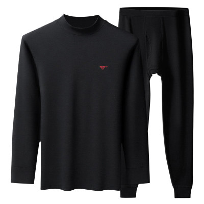 七匹狼男中高领纯棉内衣秋衣秋裤