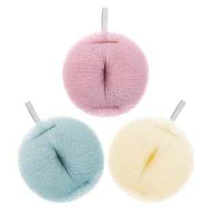 momoup甜甜圈沐浴球洗澡泡泡浴起泡搓澡两用不散花女士柔软浴球