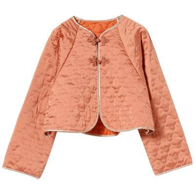 夹克复古盘扣Beams洋气