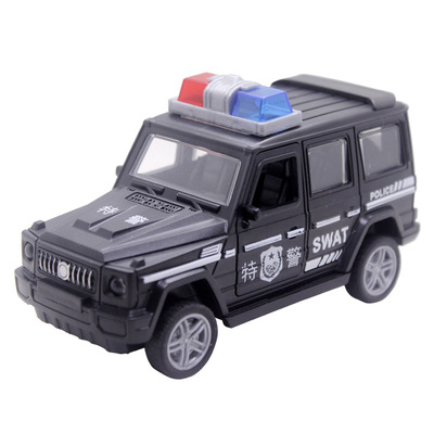 澄海玩具批发市场儿童玩具车男孩城市消防车警车橙海仿真模型汽车