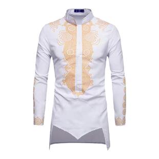 Foreign trade men's national style printed African shirt衬衫
