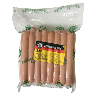 法兰克福风味香肠约16根990g德国风味热狗肠德式烟熏烧烤早餐肠