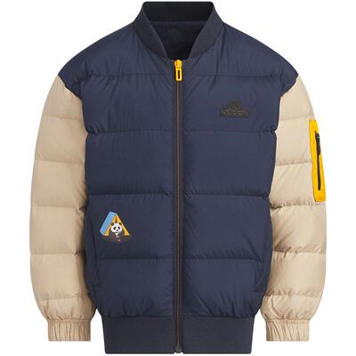 【自营】adidas阿迪达斯男女童冬装外套飞行员宽松羽绒服JJ5015