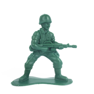 经典10cm大士兵玩具模型仿真塑料小兵人大号手办士兵打仗儿童礼物
