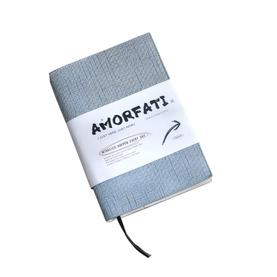 文创艺质感亚麻纹插页包书皮定制