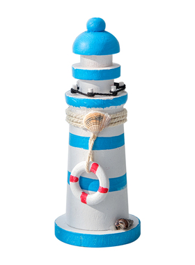 地中海风格灯塔桌面摆件