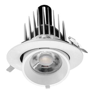 4500k象鼻灯97射灯嵌入式COB服装店奶油风天花灯服装店商用牛眼灯