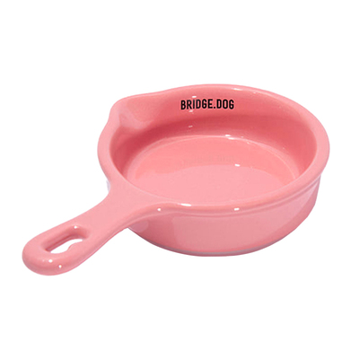 白猪商店Bridgedog宠物碗陶瓷