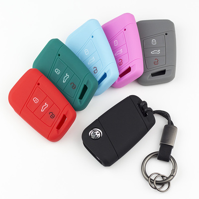 大众B8款硅胶套柔软好按不掉色