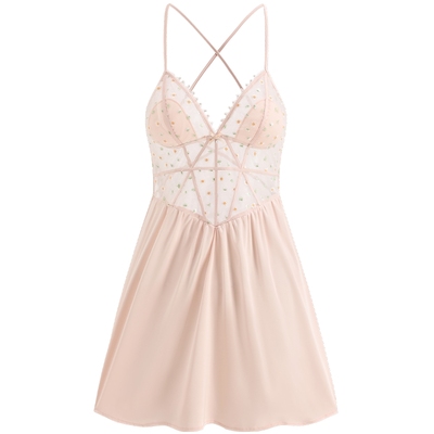 MYBODY性感纯欲网纱睡衣