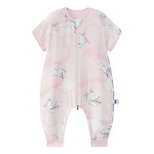 babycare旗舰店babycare婴儿睡袋夏季薄款纱布防踢被儿童睡衣夏季空调宝宝睡袋