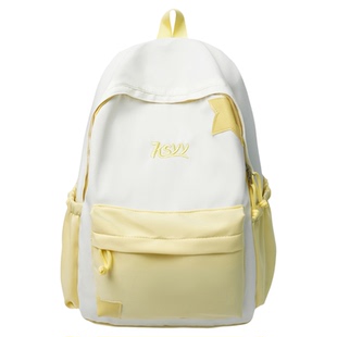 书包大容量双肩包初中生高中生简单款上课出游旅行踏青小清新背包