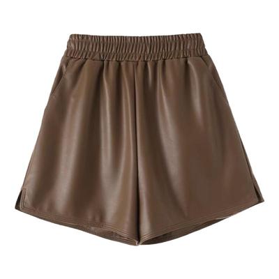 高腰百搭短裤开叉显瘦阔腿裤