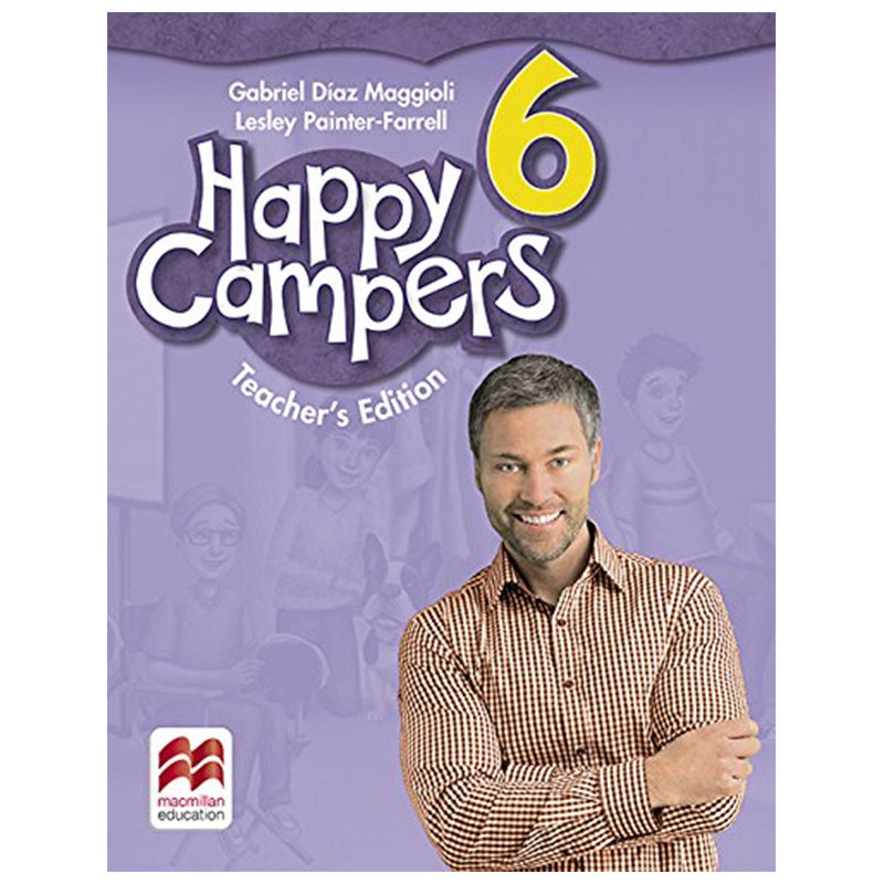 克米伦Macmillan7-12岁少儿小学教辅教案教师指导用书Happy campers 6级别原版进口小学英语教材 纯全英文版正版原著英语书籍