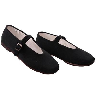 百年老字号，复古潮范黑色奶奶鞋