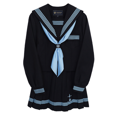 月野家雪令时长袖水手服