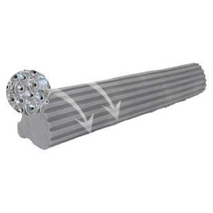 妙洁巨易吸卡槽拖把头海绵头替换装加大加宽滚轮式35CM替换头正品