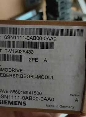 议价6SN111-0AB00-0AA0西门子SIMODRIVE 611-U 连接器6SN1110AB00