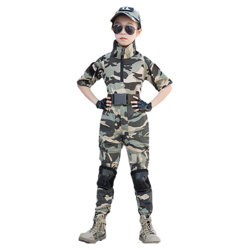 儿童迷彩服套装特种兵男童