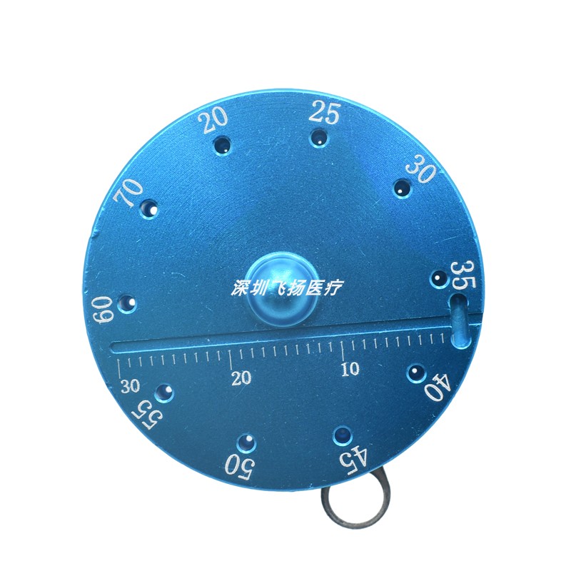 牙科金属牙胶尖末端修剪器圆形口腔测量尺修整器切断尺可高压灭菌