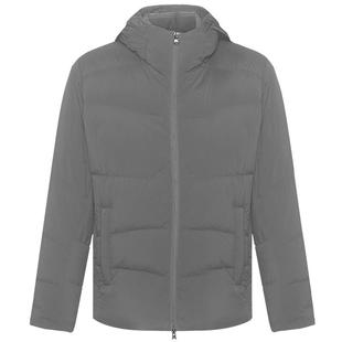 【拒水羽绒】利郎官方羽绒服男士连帽2025冬季新款保暖外套男装