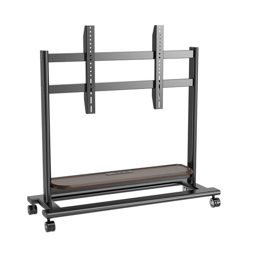 电视移动落地支架适用小米华为 TCL65/75/85寸带公牛插排高度可调