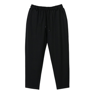 加肥加大男裤直筒大码九分裤男款秋冬季2024新款宽松休闲胖子裤子