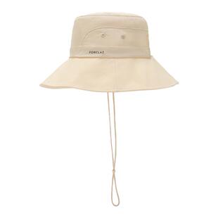迪卡侬防晒帽女士防紫外线夏季太阳帽子户外徒步遮阳渔夫帽ODG