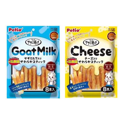 Petio乳酸菌奶酪棒柔软磨牙咬胶