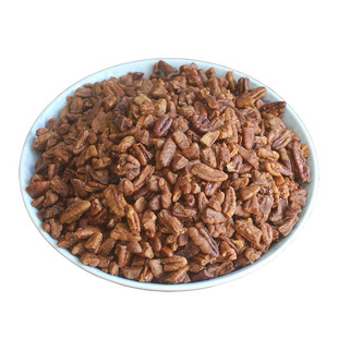 大颗粒碧根果碎仁碧根果饼干碎奶油味核桃颗粒500g袋装净含量包邮