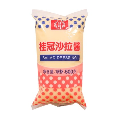 桂冠沙拉酱色拉酱西餐汉堡500g*5