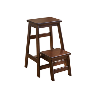 家逸家用梯凳折叠梯人字梯家用梯实木餐桌椅两用室内登高小梯子