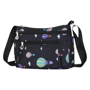 日韩新款新款女包防水牛津布包多层妈妈包单肩斜挎包休闲手机包女