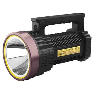 大手电筒强光充电式耐用家用防水超亮探照灯户外应急便携式照明灯