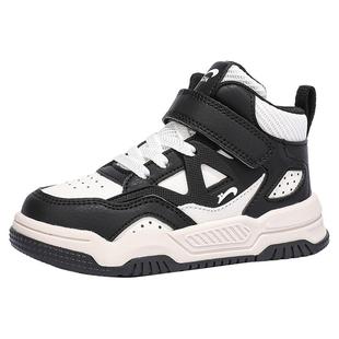 贵人鸟男童鞋高帮板鞋2025新款中大童女孩儿童棉鞋加绒冬鞋运动鞋