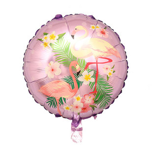 18寸火烈鸟铝箔气球生日派对装饰活动酒店结婚装饰布置铝膜气球
