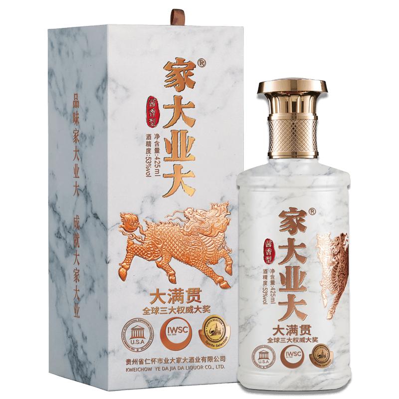 家大业大酒大满贯高端酱香型白酒53度单瓶茅台镇送礼盒收藏宴请