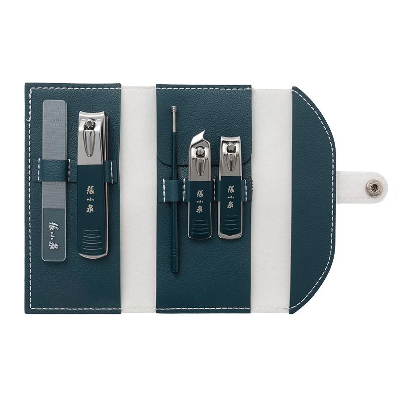 张小泉指甲刀套装指甲剪刀便携指甲钳眉剪修指甲工具套装挖耳勺