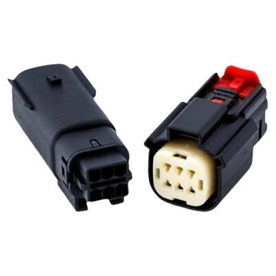 良仕电子防水莫仕型6孔