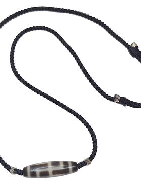 卍万字天珠天然西藏真品老料玛瑙