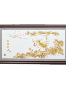 纯手工松鹤延年合肥实体店铁画