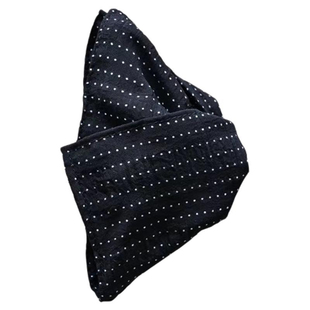 法式赫本风布艺波点抓夹时尚气质后脑勺发夹盘发鲨鱼夹子韩国发饰