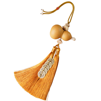 真葫芦挂件门对门五帝钱大门挂饰