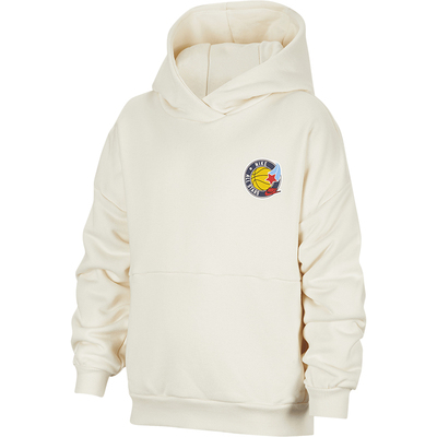 Nike/耐克正品Icon大童美式复古简约连帽印花卫衣HV1747-110