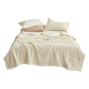 洁丽雅A类泡泡纱夏被空调被单人学生宿舍可机洗夏季薄被子夏凉被