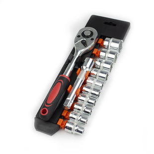 棘轮快速套筒扳手修车套装双向多功能外六角拆卸专用工具套管组套