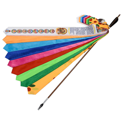 欧斯特木质藏式七彩幡八吉祥