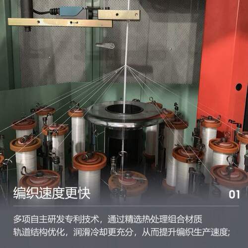 不锈钢波纹管金属软管编织机械设备特氟龙汽车空调软管编织机工厂