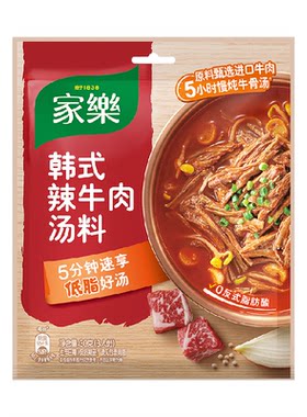 家乐韩式辣牛肉汤料包30g*5包